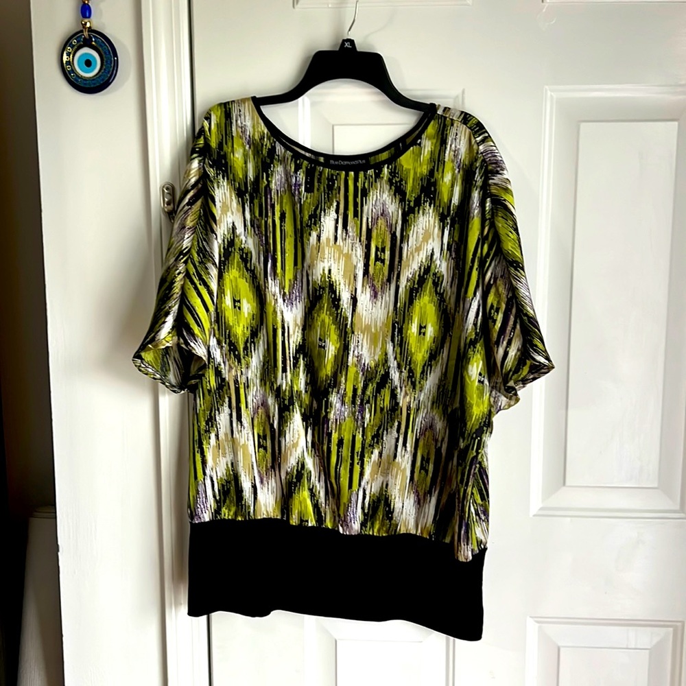Blue Diamond Plus Blouse size 2x